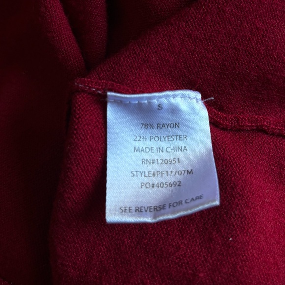 PINK ROSE 78% RAYON MINI TURTLENECK KNIT DRESS - Picture 7 of 7